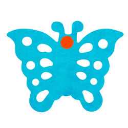 Papierový veniec motýľ 4 m